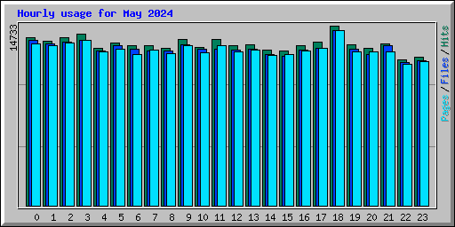 Hourly usage for May 2024